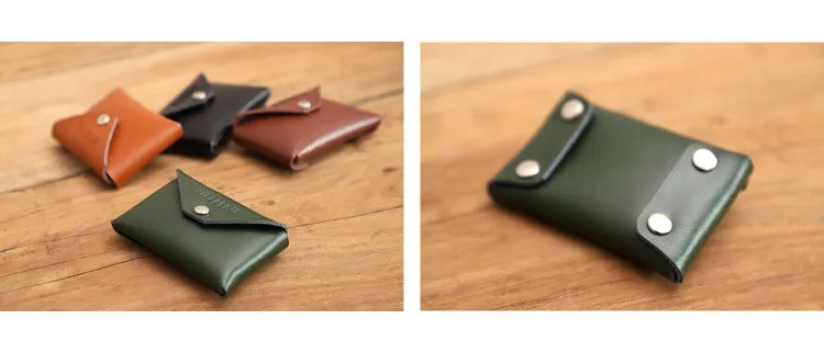 Cute Green Leather Card Holder Women Coin Wallet Multi Card Wallets For Women