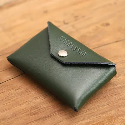 Cute Green Leather Card Holder Women Coin Wallet Multi Card Wallets For Women