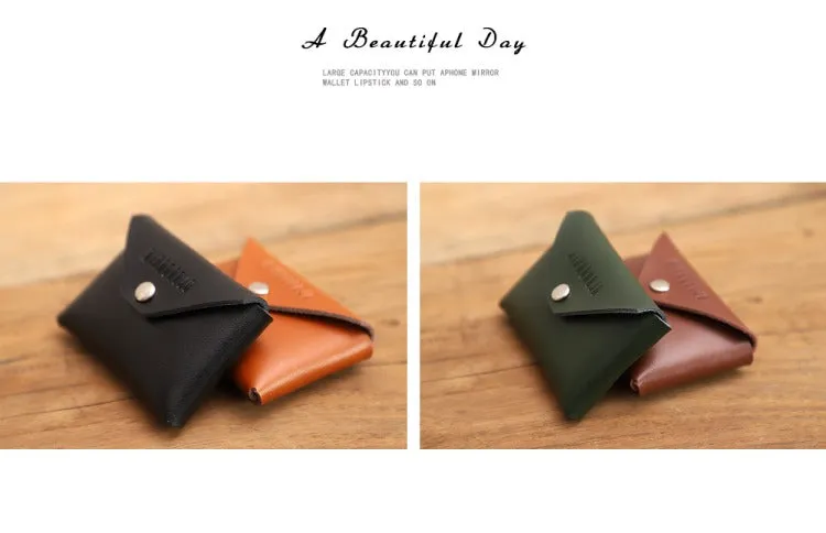 Cute Green Leather Card Holder Women Coin Wallet Multi Card Wallets For Women