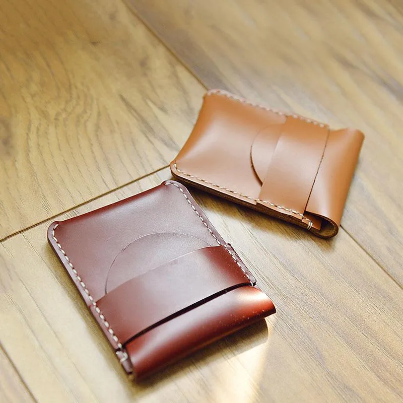 CUTE Women Card Change Holder Pouch HANDMADE LEATHER PERSONALIZED MONOGRAMMED GIFT CUSTOM Coin Wallet Holder