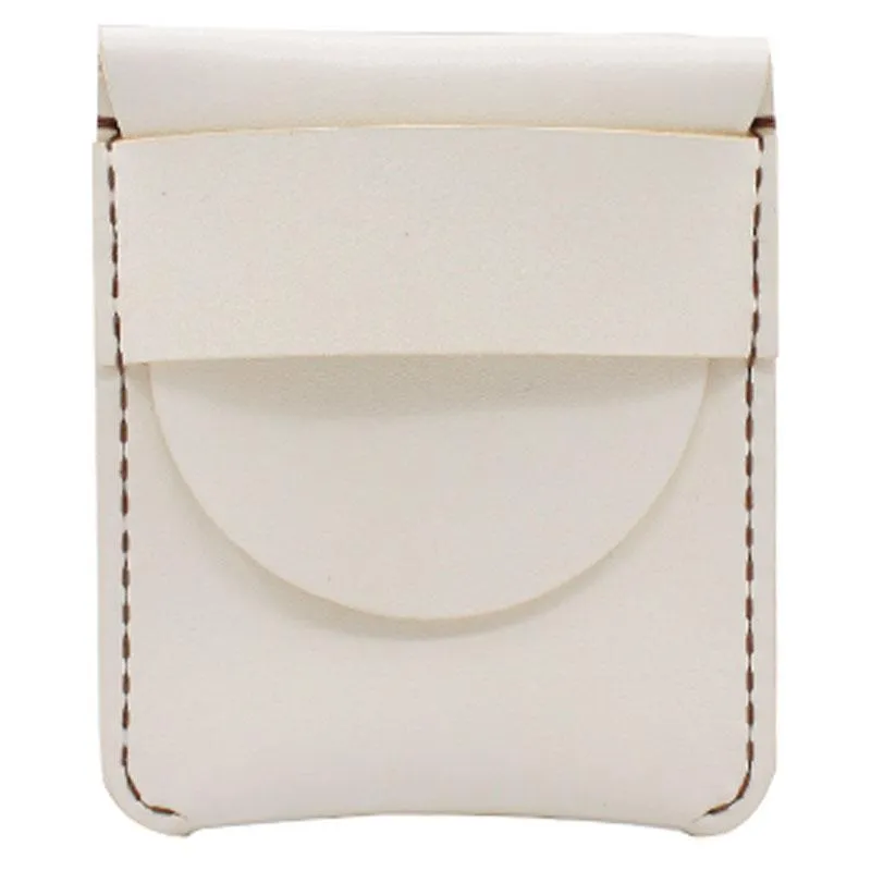 CUTE Women Card Change Holder Pouch HANDMADE LEATHER PERSONALIZED MONOGRAMMED GIFT CUSTOM Coin Wallet Holder