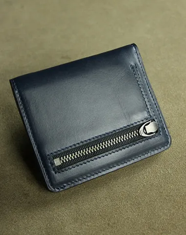 Cute Women Rose Red Leather Small Bifold Wallet Billfold Wallet with Coin Pocket For Women
