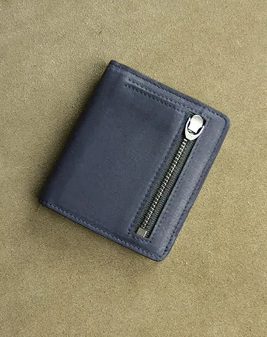 Cute Women Rose Red Leather Small Bifold Wallet Billfold Wallet with Coin Pocket For Women