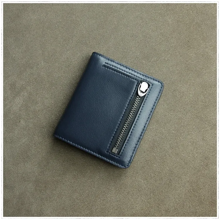 Cute Women Rose Red Leather Small Bifold Wallet Billfold Wallet with Coin Pocket For Women