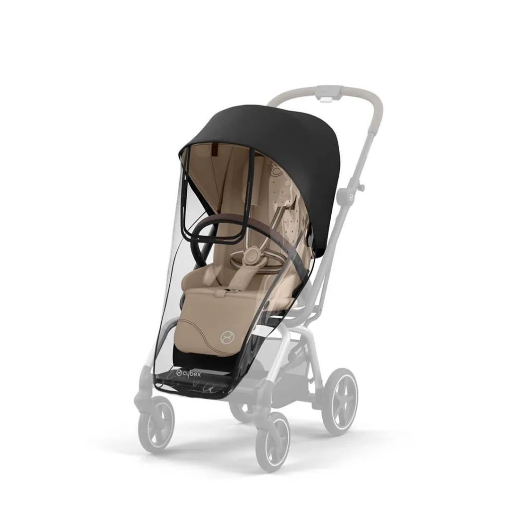CYBEX Eezy S Twist 2 Compact Travel Pushchair With Taupe Frame - Almond Beige