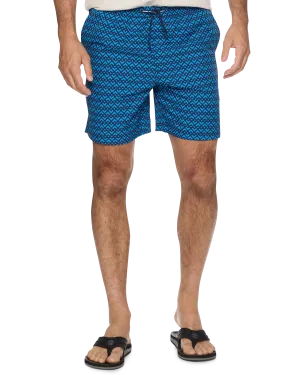 DAVIE GEO PRINT SWIM SHORT - 6.5” INSEAM