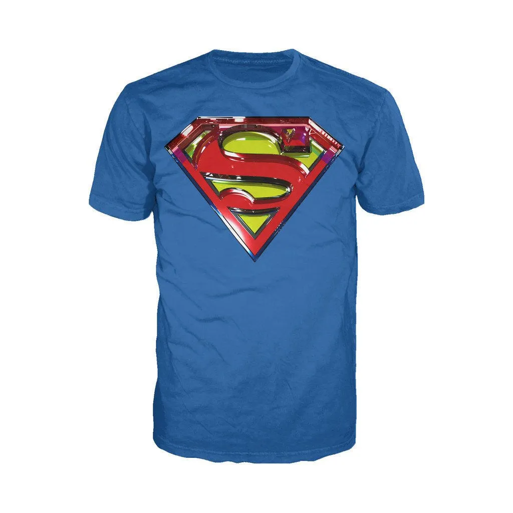 DC Comics Superman Logo Glass Official Men's T-shirt