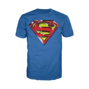 DC Comics Superman Logo Glass Official Men's T-shirt
