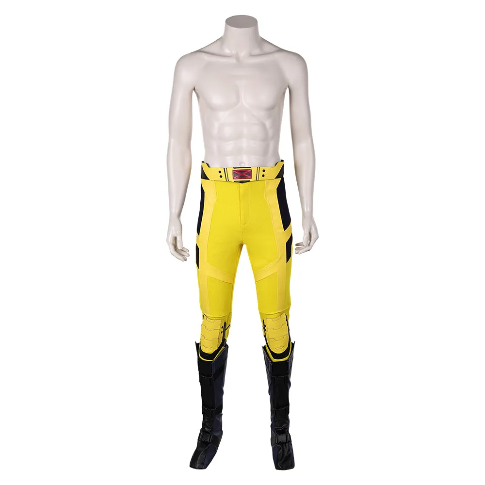 Deadpool & Wolverine Wolverine  Logan Yellow Pants Cosplay Costume Outfits