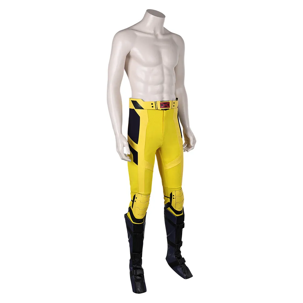 Deadpool & Wolverine Wolverine  Logan Yellow Pants Cosplay Costume Outfits