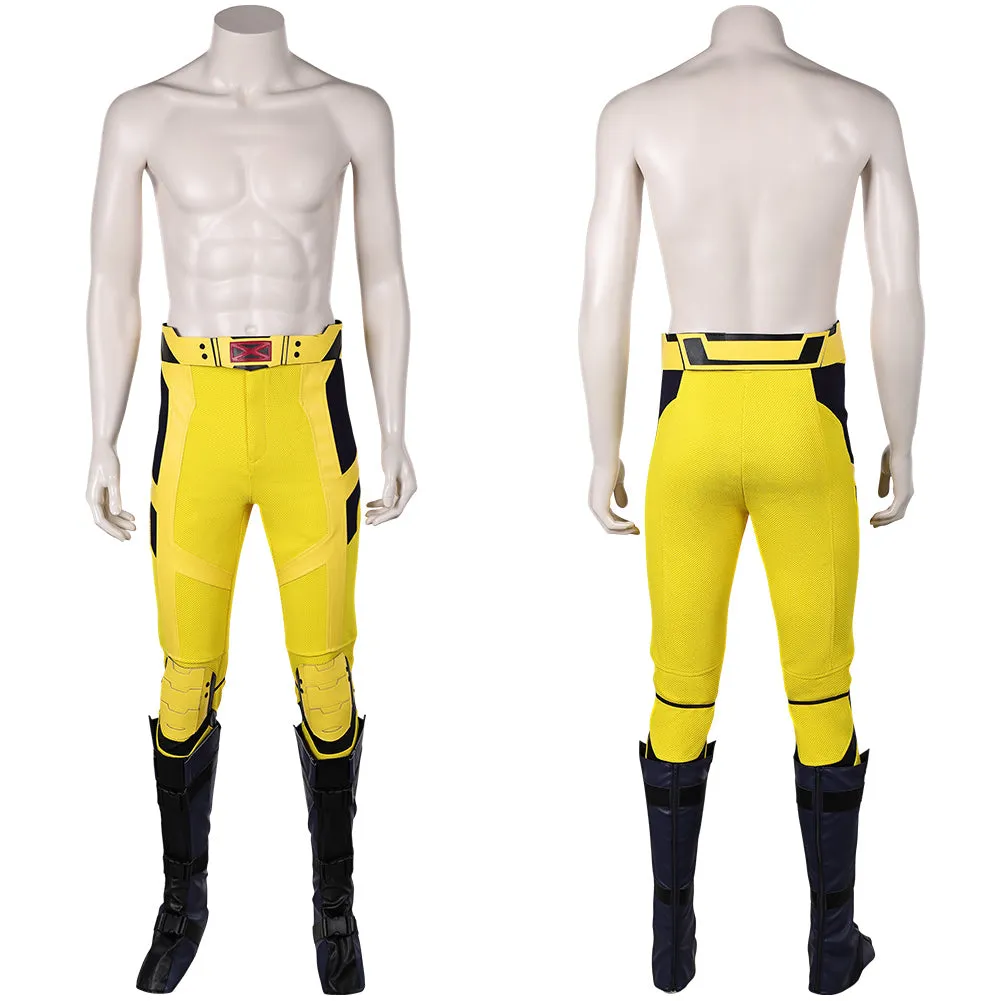 Deadpool & Wolverine Wolverine  Logan Yellow Pants Cosplay Costume Outfits
