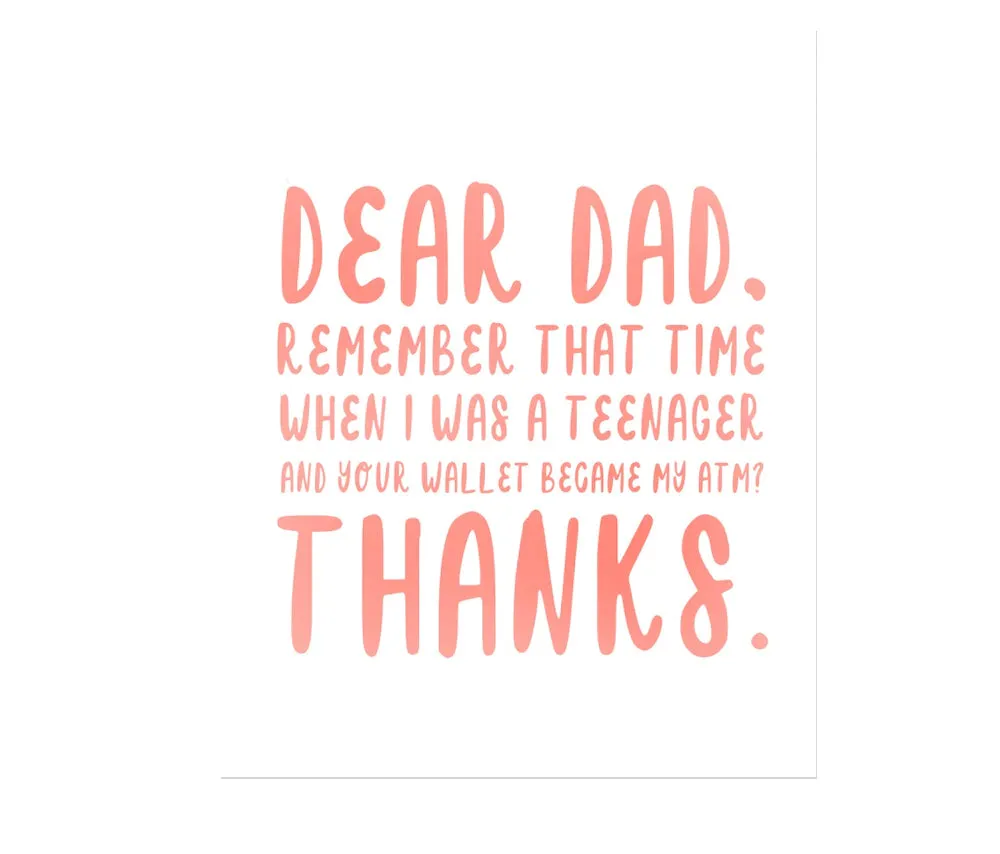 Dear Dad Wallet