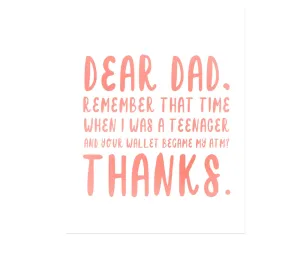 Dear Dad Wallet