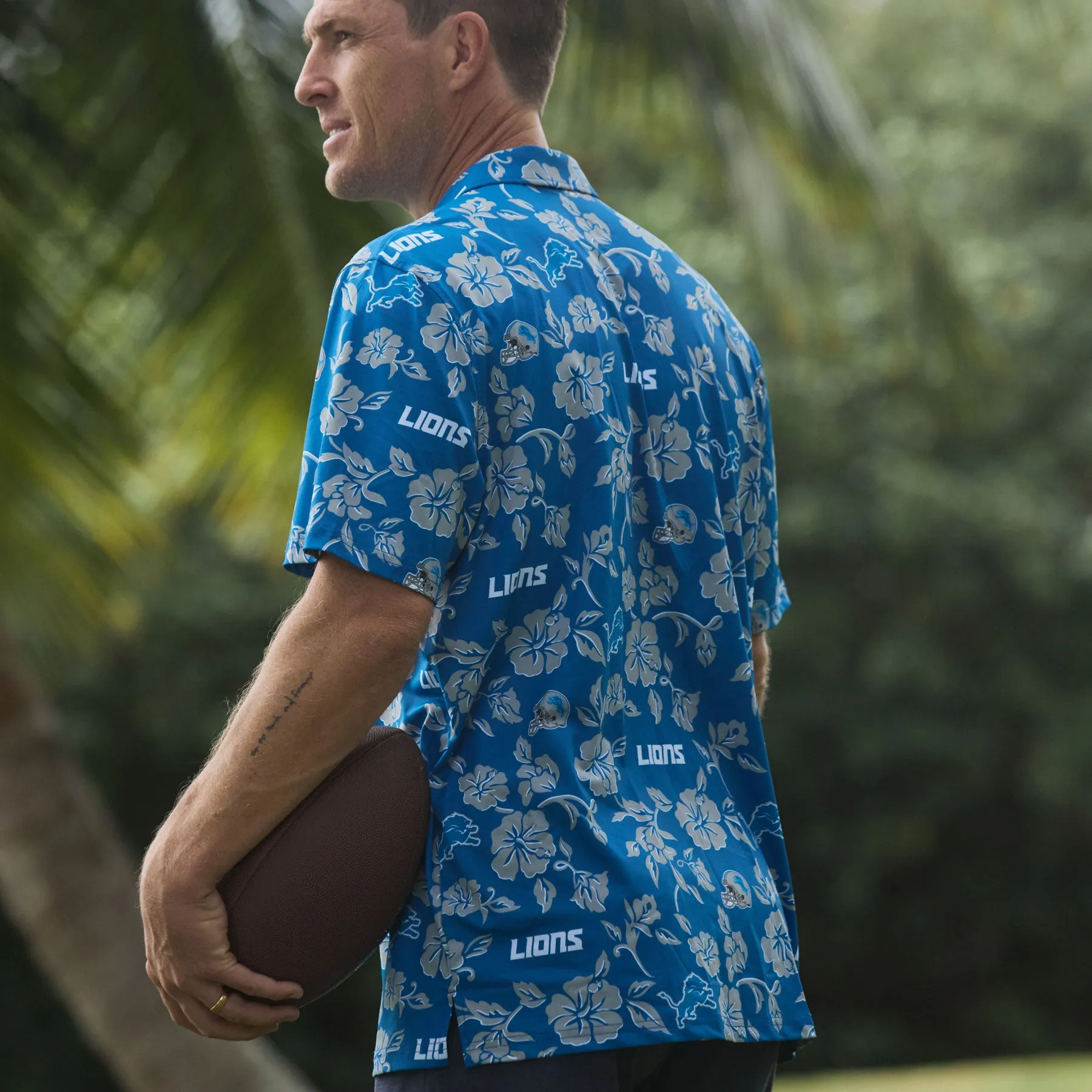 DETROIT LIONS PUA PERFORMANCE POLO