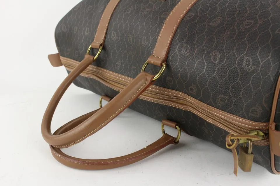 Dior Black Monogram Trotter Boston Duffle Bag 112d22