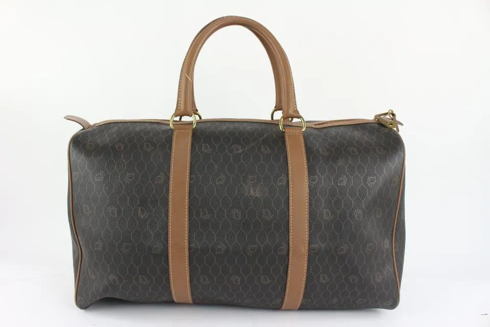 Dior Black Monogram Trotter Boston Duffle Bag 112d22
