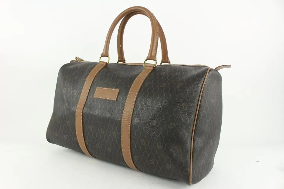 Dior Black Monogram Trotter Boston Duffle Bag 112d22