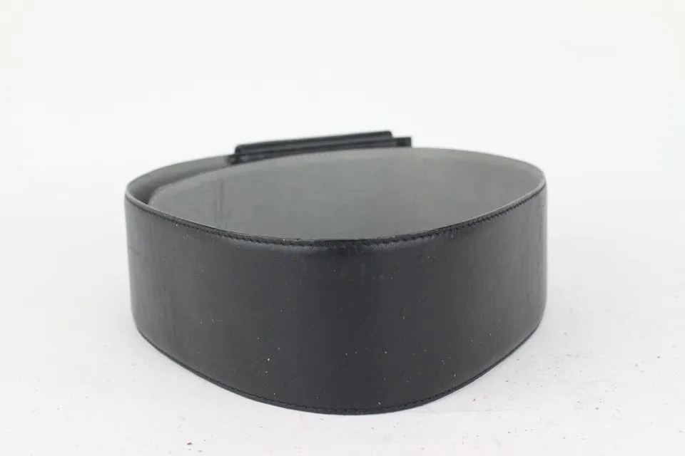 Dior Black x Gold Crystal Initials Belt 33da722