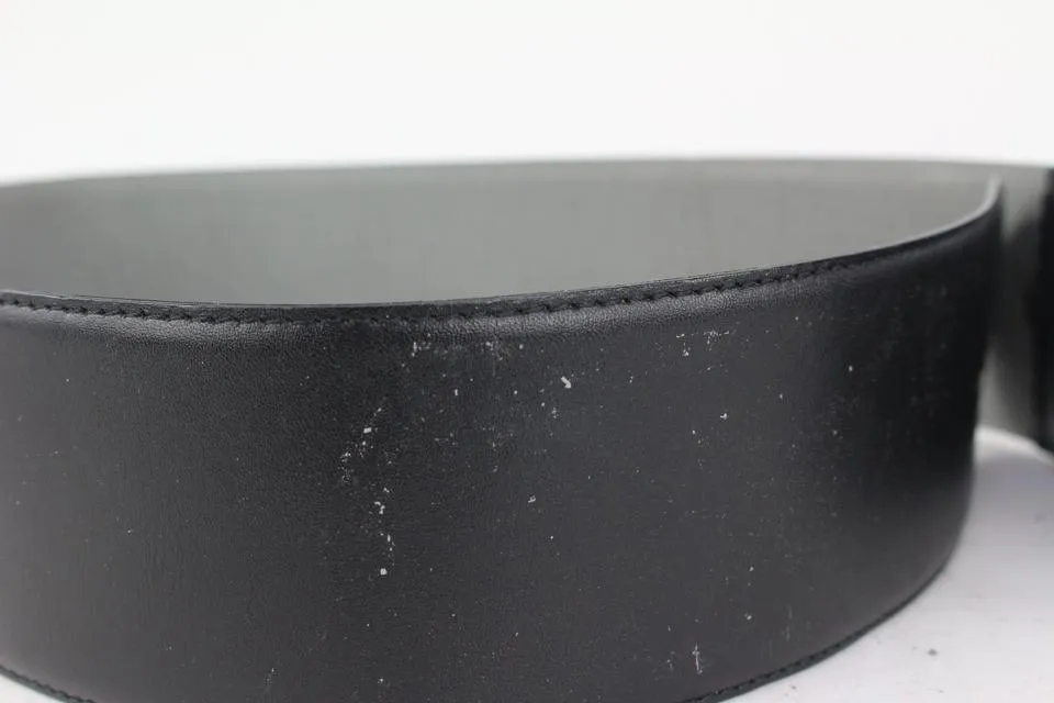 Dior Black x Gold Crystal Initials Belt 33da722