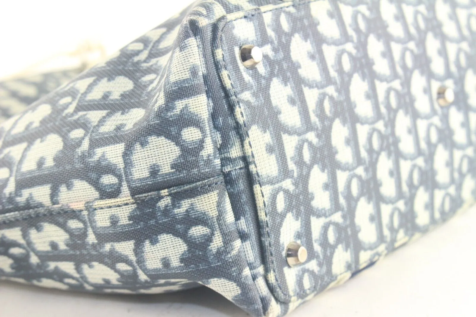Dior Blue Monogram Trotter No. 1 Shopper Tote 3DD920K