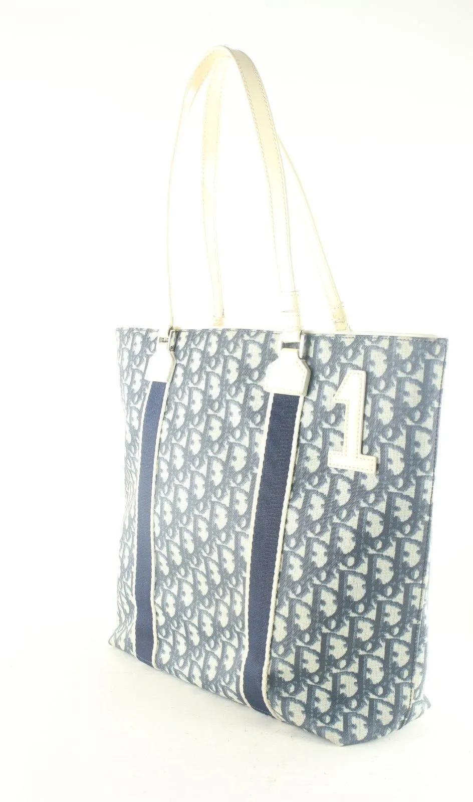 Dior Blue Monogram Trotter No. 1 Shopper Tote 3DD920K