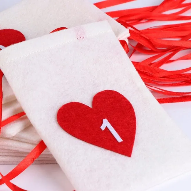 DIY Date1-24 Christmas Home Decoration Calendar Hanging Gift