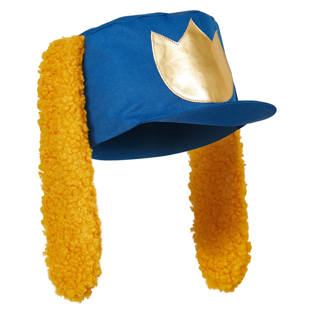Dog Man Cosplay Hat Unsiex Blue Yellow Hat Cap With Ear Costume Accessories