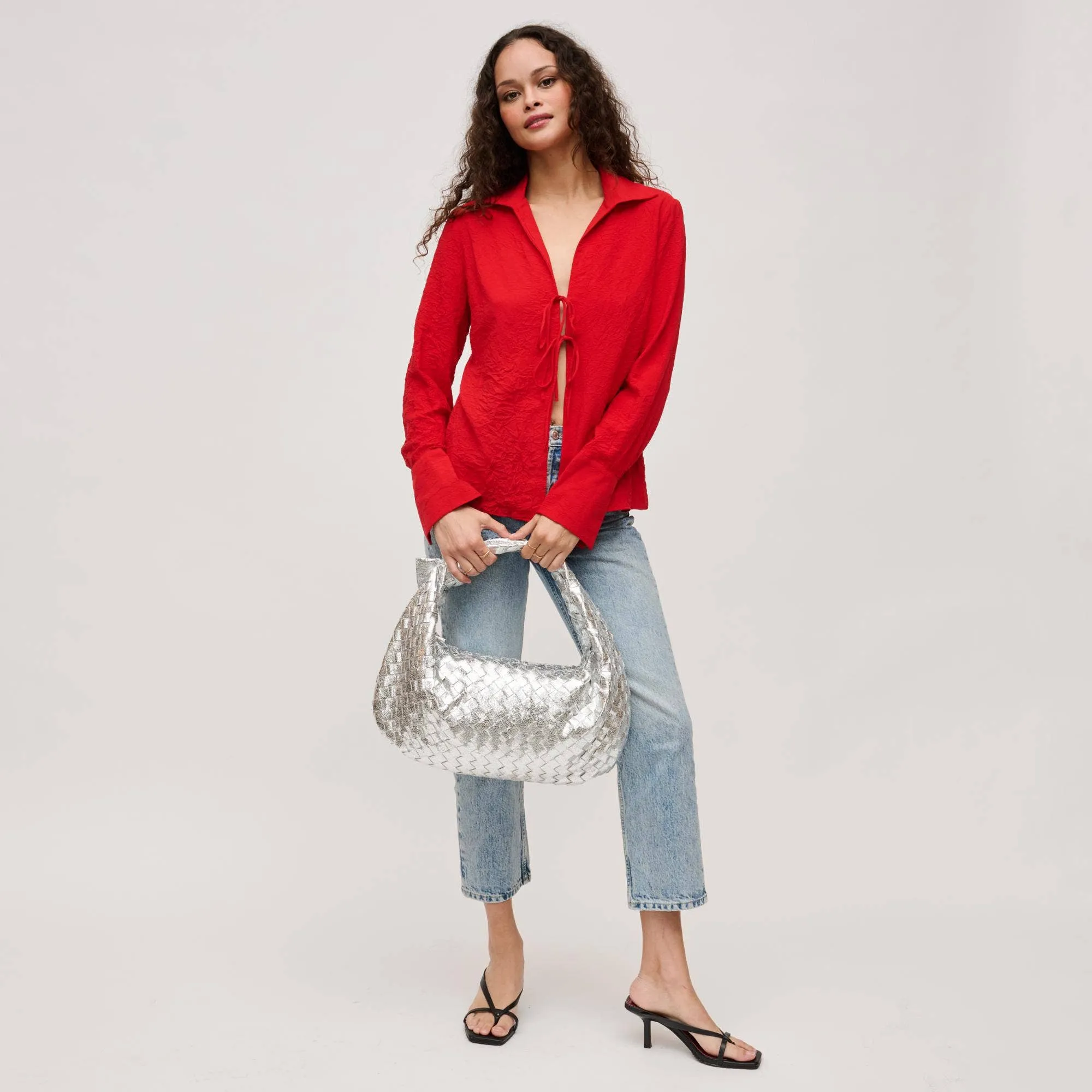 Dollie Woven Shoulder Bag