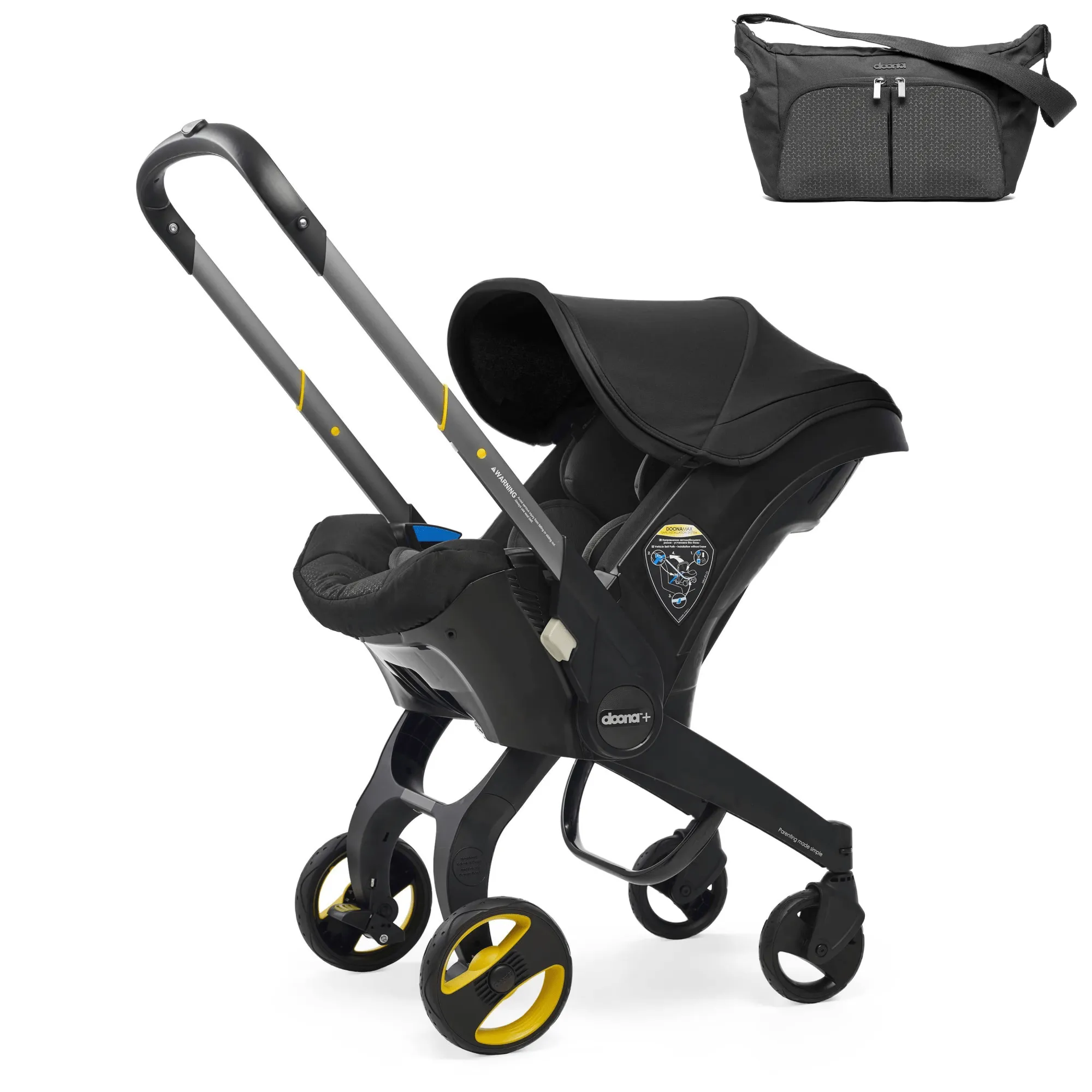 Doona  Car Seat - Nitro Black (With Essential Bag)