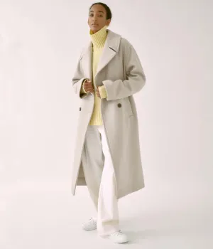Double Faced Coat in Cloud