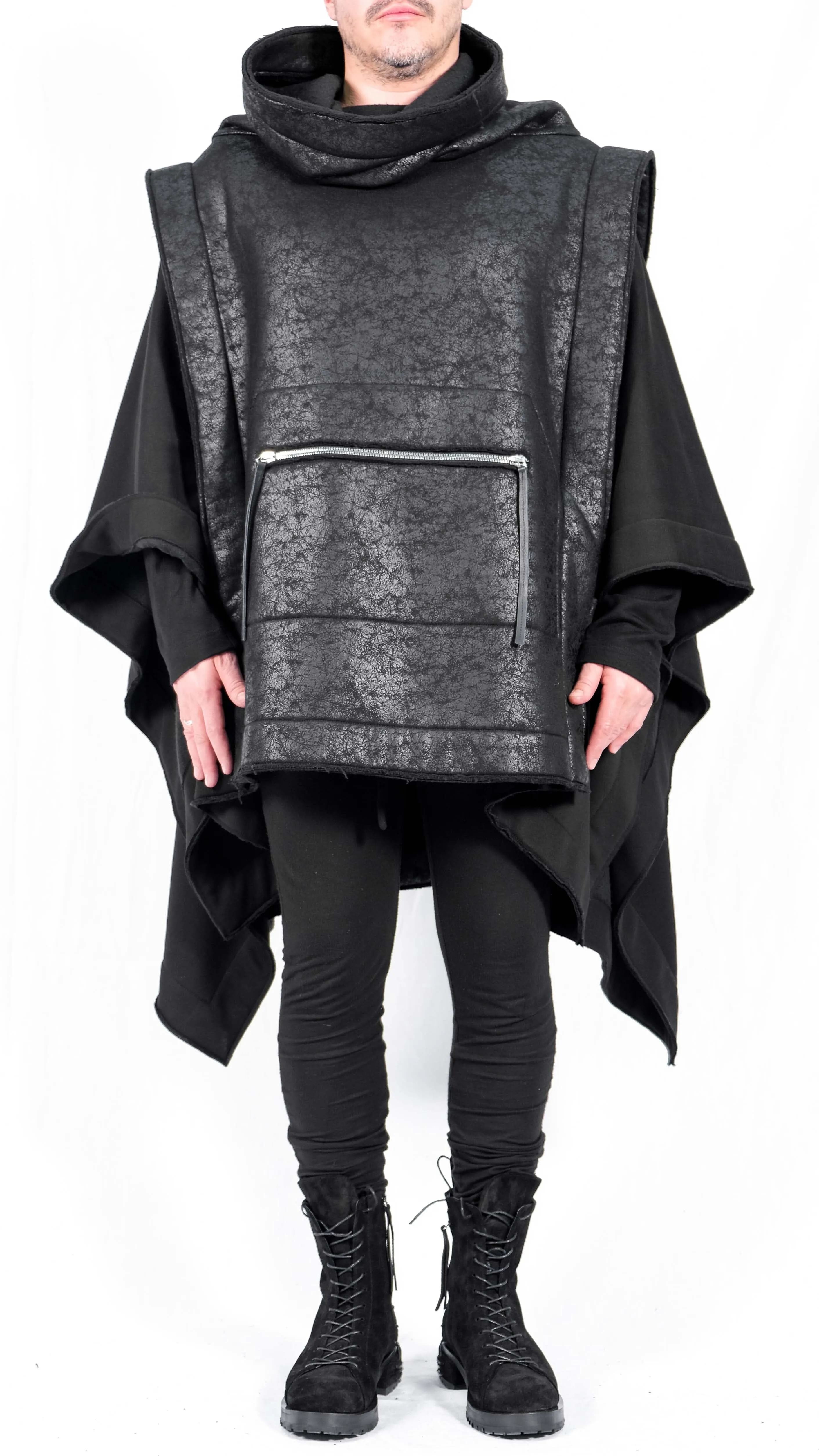Double Sweatshirt Poncho