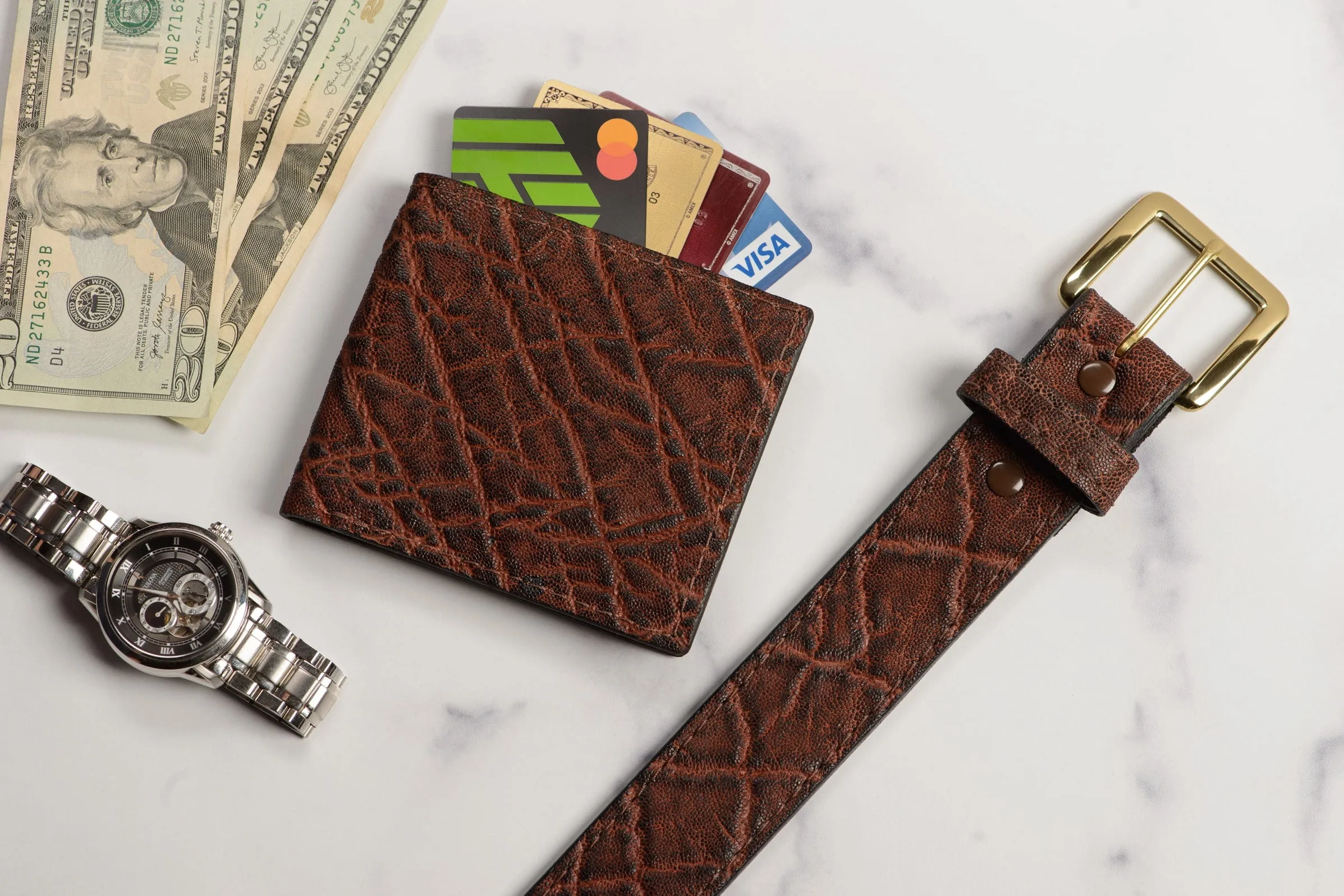 Dragon Fire Elephant Bifold Wallet