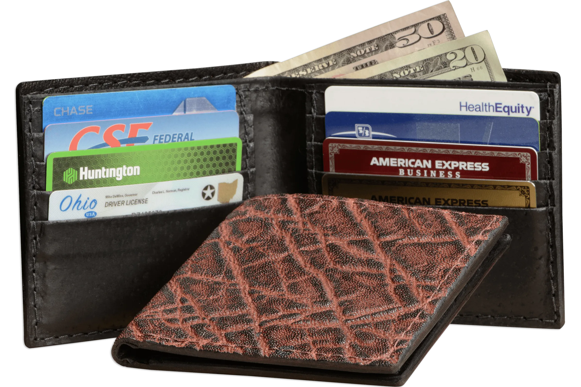 Dragon Fire Elephant Bifold Wallet