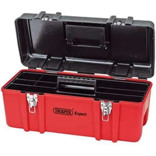 Draper Plastic Tool Box With Tote Tray, 580Mm Dr-27732