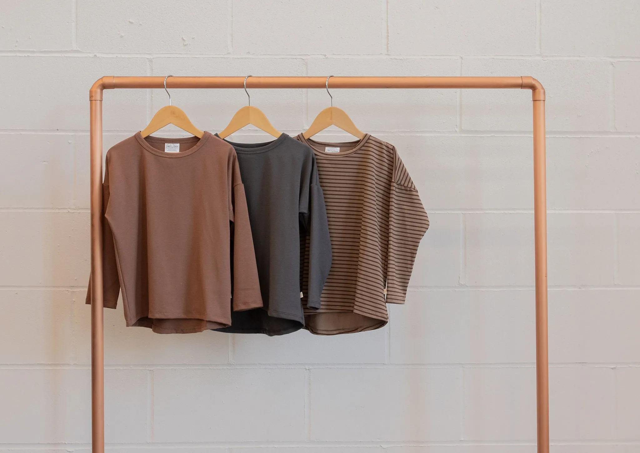 Drop Shoulder Long Sleeve