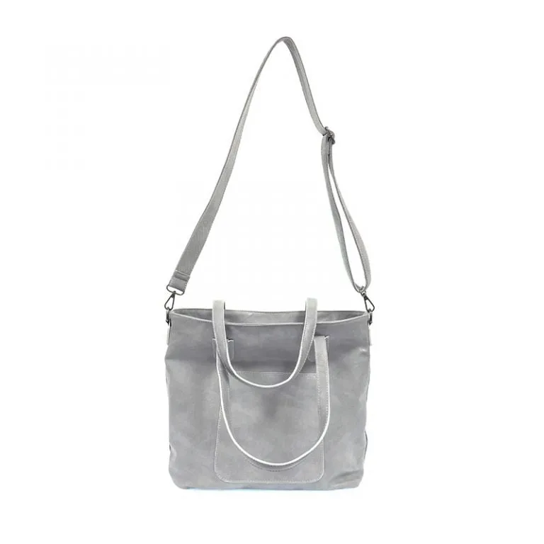 Dusty Blue Terri Traveler Top Zip Handbag