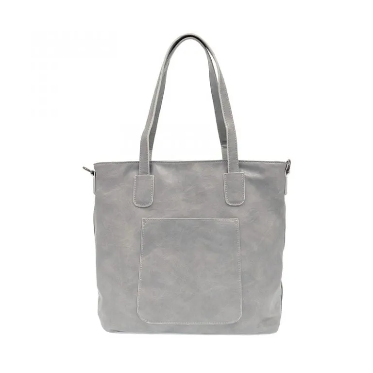 Dusty Blue Terri Traveler Top Zip Handbag