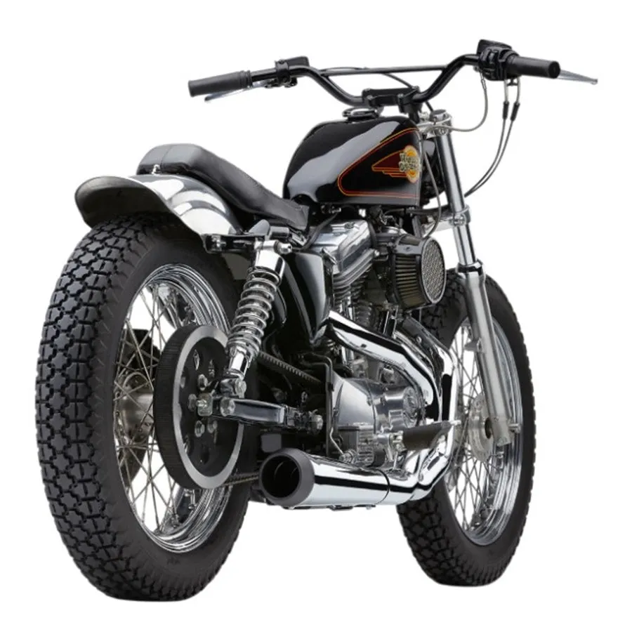 El Diablo Sportster 2:1 Exhaust - Chrome - 4" For '86-'03 XL Models