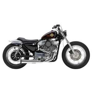 El Diablo Sportster 2:1 Exhaust - Chrome - 4" For '86-'03 XL Models