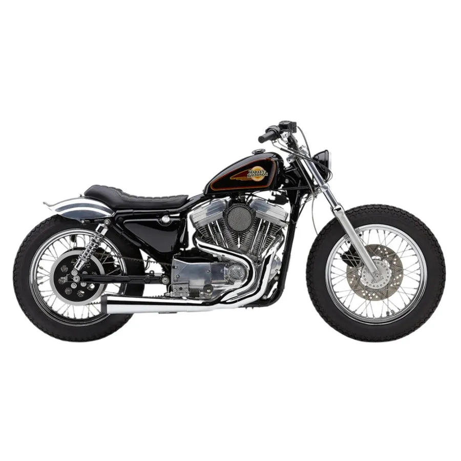 El Diablo Sportster 2:1 Exhaust - Chrome - 4" For '86-'03 XL Models