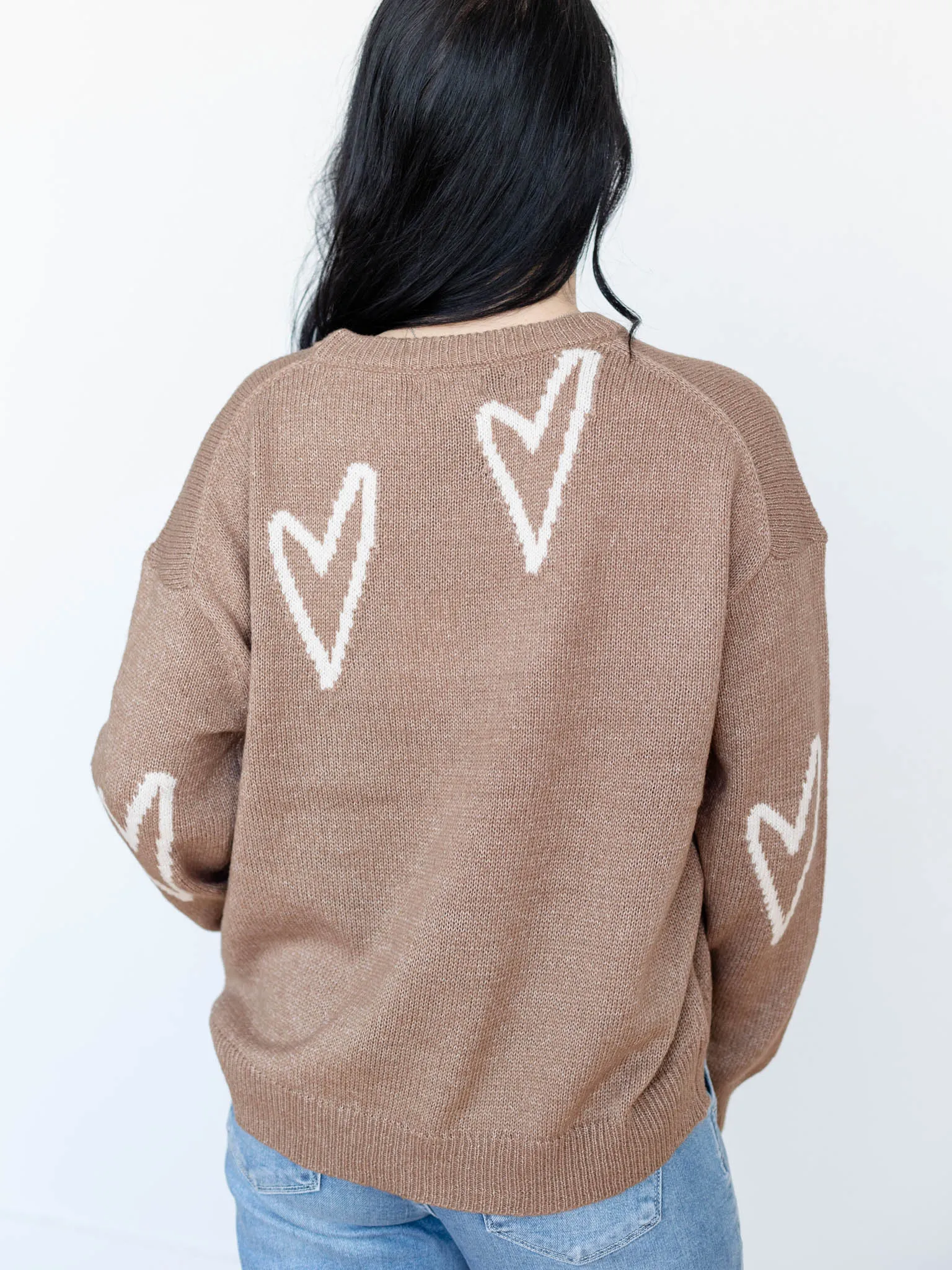 Elan Heart Detail Sweater
