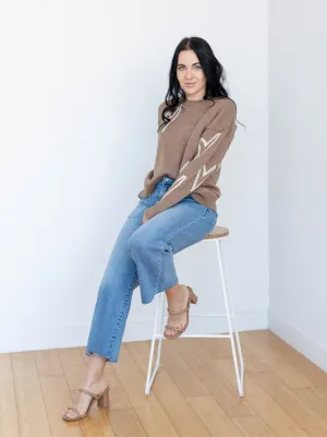 Elan Heart Detail Sweater