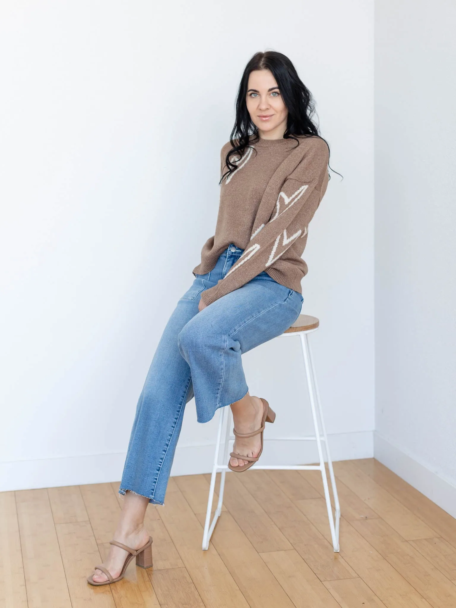 Elan Heart Detail Sweater