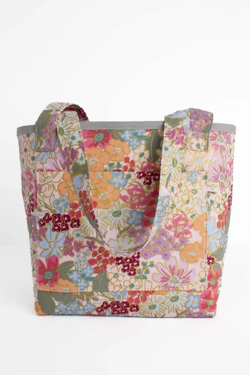 English Rose Canvas Mini Leak-proof Tote Bag