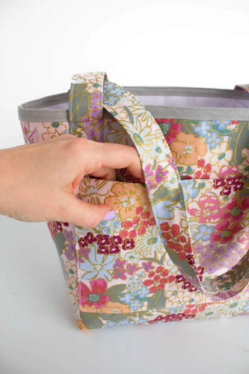 English Rose Canvas Mini Leak-proof Tote Bag