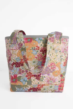 English Rose Canvas Mini Leak-proof Tote Bag
