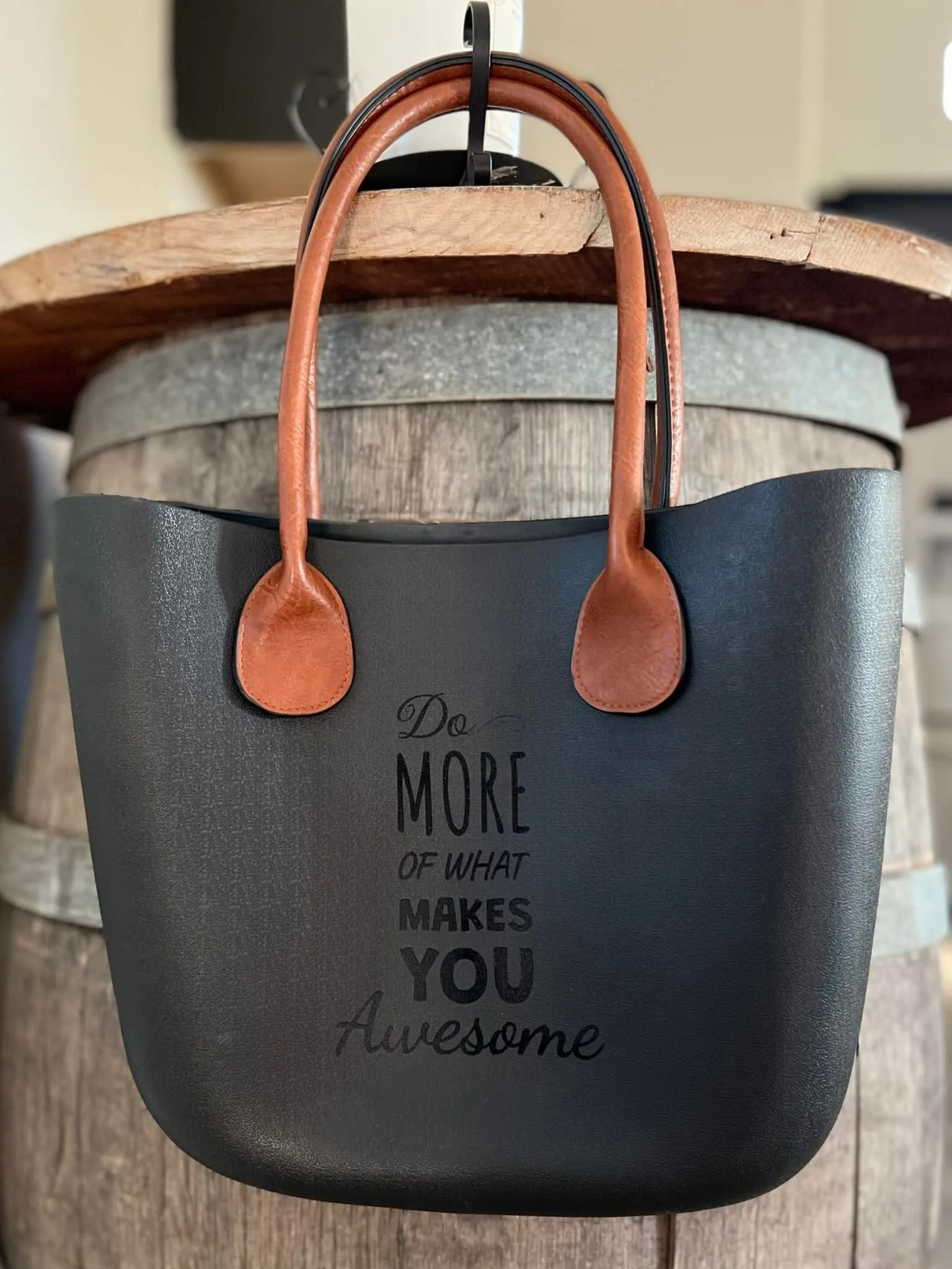 Engraved EVA Foam Waterproof Tote Bag w/Handle
