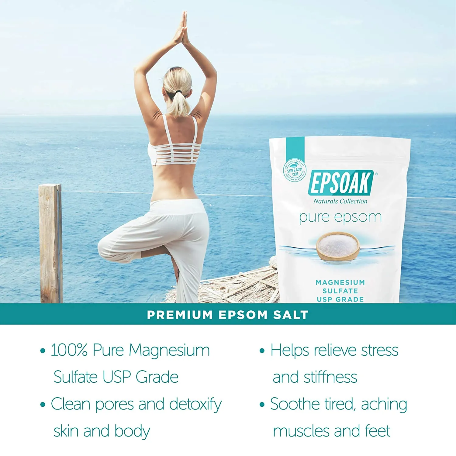 Epsom Salt 19 lb. Bulk Bag