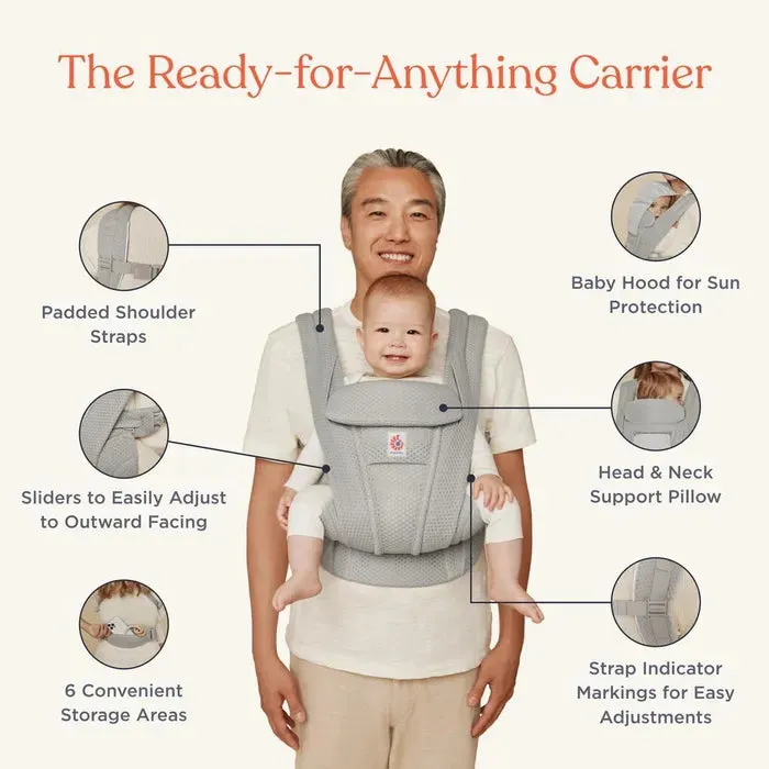 Ergobaby Omni Deluxe Cotton (Onyx Black)