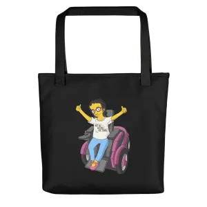 Esperanza From Raising Dion (Yellow Cartoon) Not All Actors Use Stairs Black Tote Bag